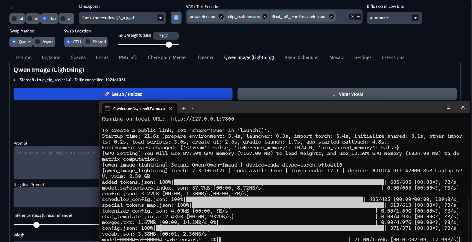 In progress : Qwen Image Lightning in ForgewebUI 🤞